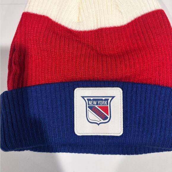 New York Rangers Beanie - Red, Blue, White - Picture 2 of 2
